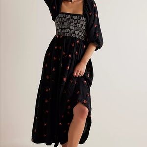 Free People Dahlia Dress - Black